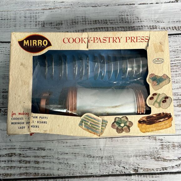 Vintage Mirro Aluminum Cooky Pastry Press - Model 530-9250 Made in USA - Picture 1 of 16